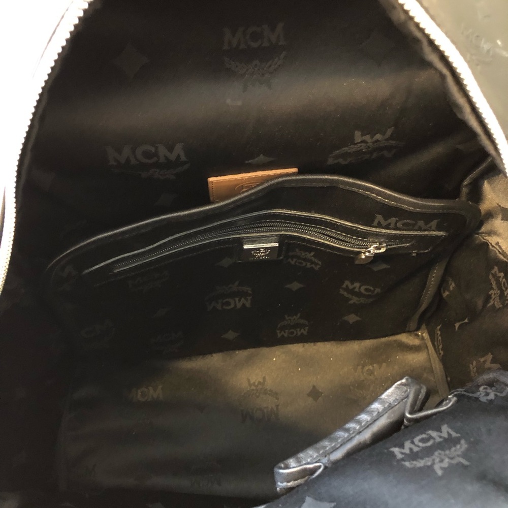 Authentic MCM Dual Star PVC Large Backpack - Picture 7 of 8